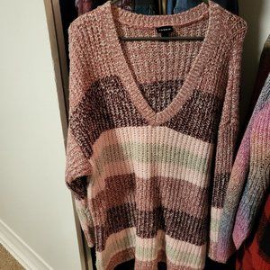 Slouchy tunic sweater